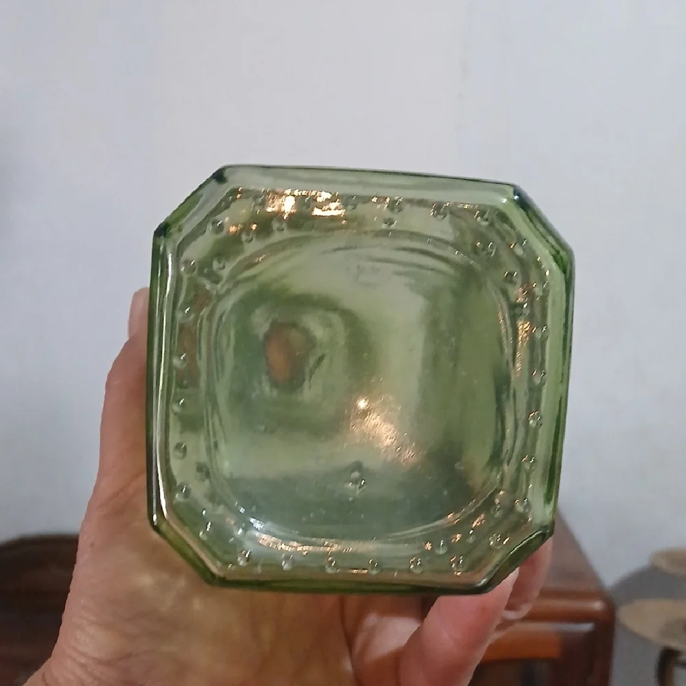 Source Unknown Green Glass Bottle with Cork
